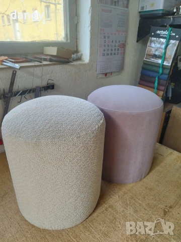 Кръгли табуретки, снимка 11 - Дивани и мека мебел - 49010938
