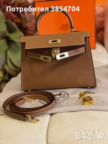 чанта Ермес Кели 25см*Hermes Kelly 25 Epsom, снимка 4 - Чанти - 42425020