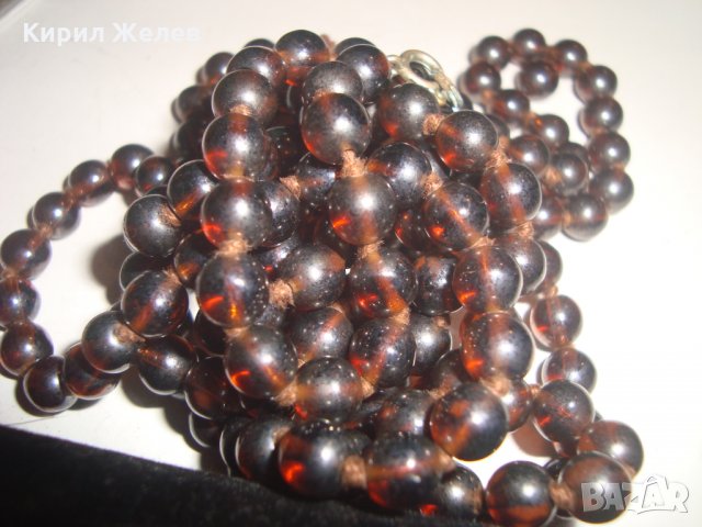 ВИНТИДЖ КРИСТАЛЕН СТАРИНЕН ГЕРДАН ОГЪРЛИЦА 8169, снимка 5 - Колиета, медальони, синджири - 30701207