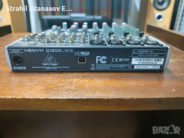 Behringer Xenyx Q1202USB Mixer, снимка 8 - Ресийвъри, усилватели, смесителни пултове - 55721835