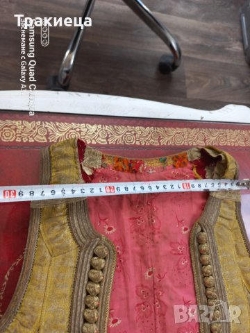 Стар възрожденски елек сърма носия, снимка 6 - Антикварни и старинни предмети - 36970989