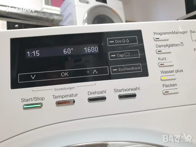 Miele Пералня - Пара - Подсветка - 1600rpm - TwinDos - PowerWash - Миеле 12м Гаранция, снимка 2 - Перални - 55908223