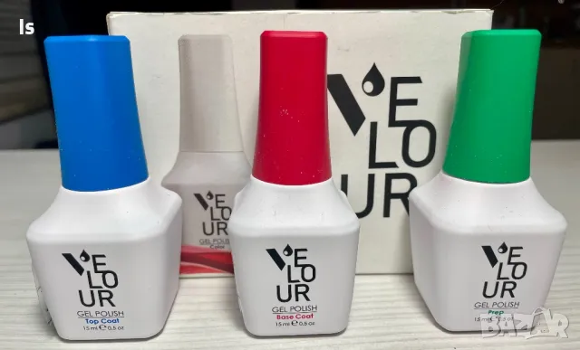 Лот нови база, топ и pH регулатор на Velour, снимка 1