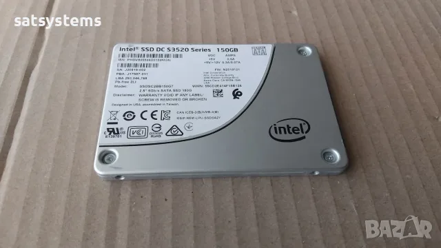 SSD Intel SSDSC2BB150G7 150GB SATA 6.0Gb/s, снимка 2 - Твърди дискове - 56169315