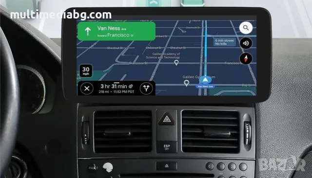 Mercedes C class W204 [2006-2011] 10.25" Мултимедия Навигация Android, снимка 6 - Аксесоари и консумативи - 55793270