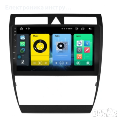 Android мултимедия GPS навигация CarPlay Android Auto + Камера – за Audi A6 (1999–2004), снимка 2 - Аксесоари и консумативи - 54065258