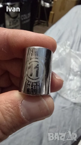 Професионална вложка (камък) Armstrong 11mm, 3/8", 12-стенна - Made in USA, снимка 3 - Гедорета - 53910653