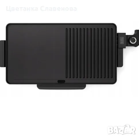 Електрическа скара Blak&Decker BXGD2200E, 2200W, DualZone, Черна, снимка 2 - Скари - 48250006