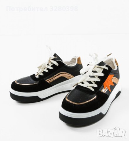 Дамски кецове с листо модел: X13-YD1286-25 black, снимка 7 - Кецове - 44320632