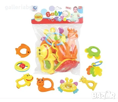 Комплект бебешки дрънкалки