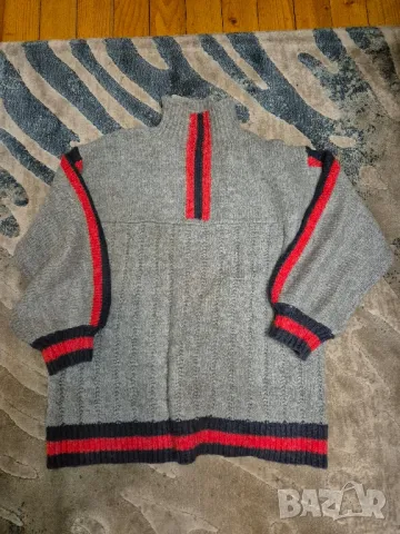 сив топъл пуловер Радис, снимка 3 - Блузи с дълъг ръкав и пуловери - 48380265