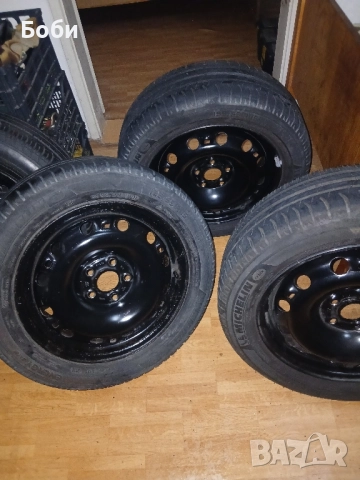 5×100 57.1ц.о.15цола с гуми на тях 195 5515, снимка 12 - Гуми и джанти - 52341942