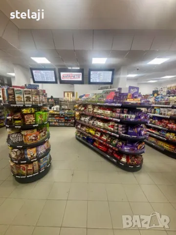 Заоблен островен стелаж за хранителни стоки, аптека, книжарница, зоомагазин, детски магазин и др, снимка 16 - Оборудване за магазин - 46587298