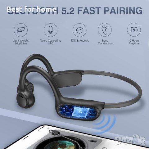 Слушалки Celsus Sound с шумопотискащ микрофон, Bluetooth водоустойчиви, снимка 4 - Слушалки, hands-free - 42699765