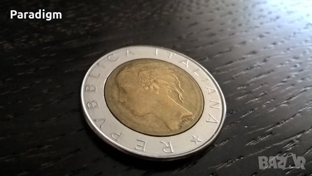 Монета - Италия - 500 лири | 1983г., снимка 2 - Нумизматика и бонистика - 31393070