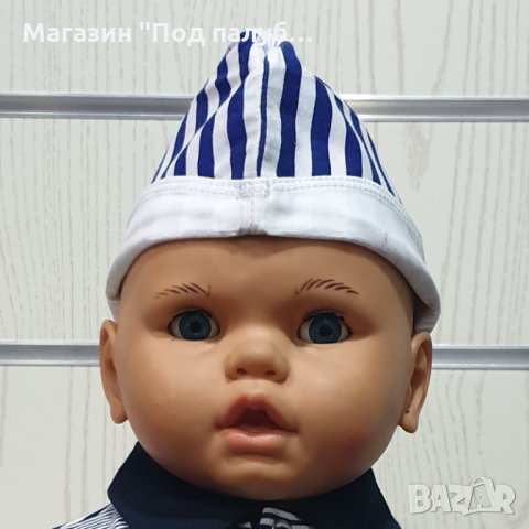 Нова детска моряшка шапка пилотка/лодка, от 1 до 18 години, снимка 3 - Шапки, шалове и ръкавици - 29976265