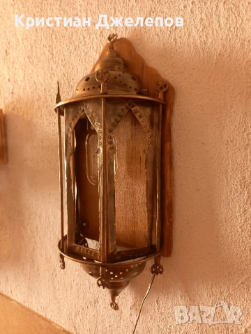 Декоративна лампа ръчна изработка, снимка 9 - Декорация за дома - 52211703