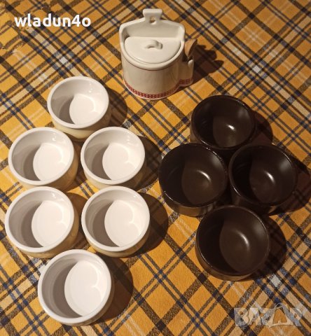 Керамични купички за крем карамел -3лв
