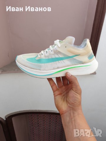 маратонки  NIKE ZOOM FLY SP RAGE GREEN  номер 43,5-44, снимка 14 - Маратонки - 37495284