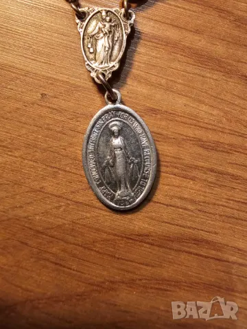 Стара католическа молитвена броеница за да се обърнете към бог и да ви пази и закриля , снимка 2 - Други ценни предмети - 49786423