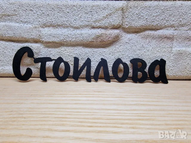 Персонализирана Табелка - надпис с фамилно име за входна врата