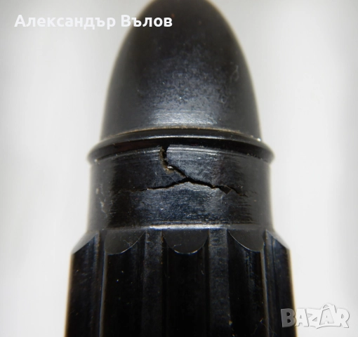 Стар Диспенсер от Соца Български Клечки за Зъби за Маса Бакелит Пукнат, снимка 2 - Антикварни и старинни предмети - 51796385