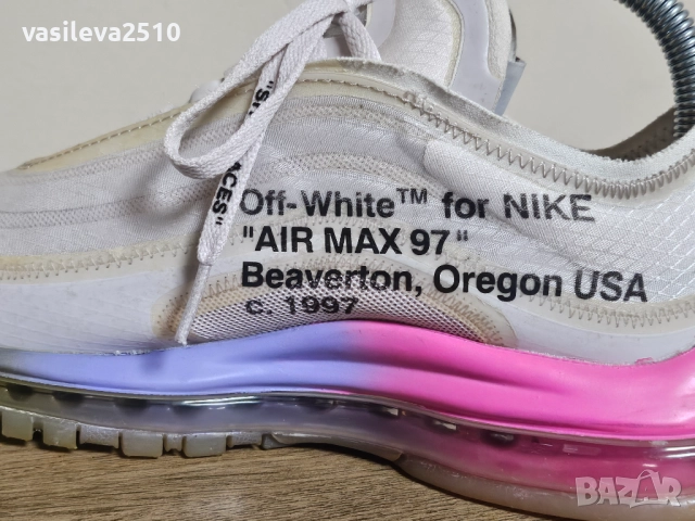 Nike Air Max Serena Williams x Off-White оригинални дамски маратонки , снимка 14 - Маратонки - 52564270