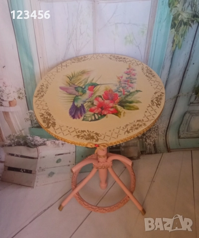 Ръчно изработена масичка , снимка 3 - Декорация за дома - 52254397