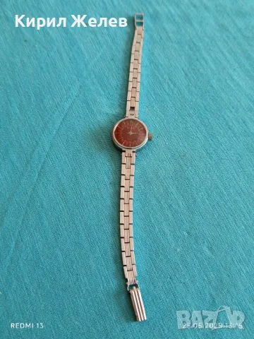 Стар механичен часовник дамски СЛАВА СССР 17 камъка за ремонт части КОЛЕКЦИЯ 43889, снимка 5 - Антикварни и старинни предмети - 50419582