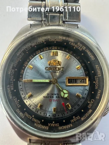 ORIENT World Time Automatic. 80-те години на миналия век., снимка 10 - Антикварни и старинни предмети - 56348972