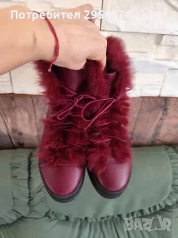 естествена кожа и естествен косъм 39лв-65лв, снимка 2 - Дамски боти - 48654440