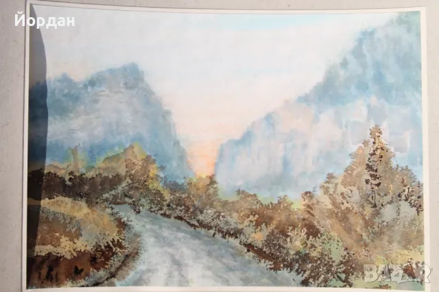 Акварел /автор-Никола Пилчев/, снимка 9 - Картини - 49131477