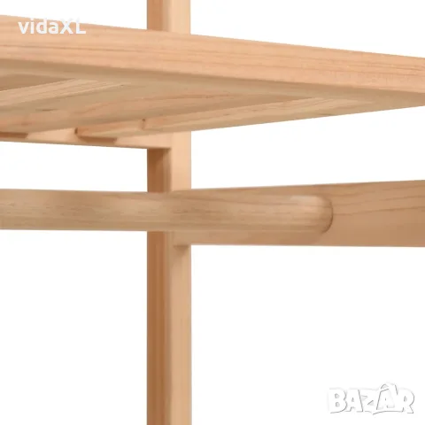 vidaXL Гардероб за дрехи с 3 рафта, 110x40x170 см, снимка 3 - Гардероби - 56146472