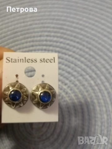 сребърни обици. , снимка 2 - Обеци - 53964012