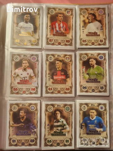 Topps Match Attax 25/26 - Magic Memories - 18 броя карти, снимка 3 - Колекции - 53891289