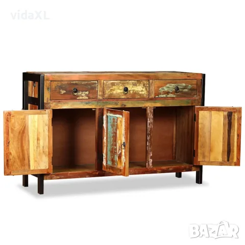 vidaXL Бюфет, регенерирано дърво масив, 120x35x76 cм, снимка 7 - Бюфети - 56146438