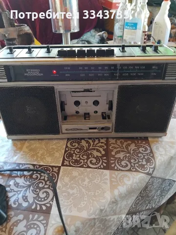 UHIVERSYM STEREO RADIO RECORDER, снимка 8 - Радиокасетофони, транзистори - 39330836
