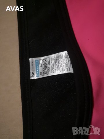 Нов бански New Yorker розов с черно и златисто XS размер, снимка 5 - Бански костюми - 37528592