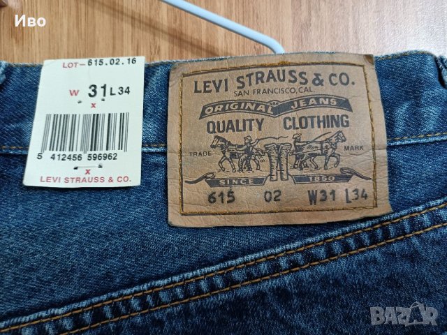 Levi Strauss & CO. 615 Levis Vintage нови мъжки дънки ливайс, снимка 5 - Дънки - 35204516
