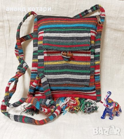 Малки чанти тъкани с ресни- 1 - 9 , снимка 9 - Чанти - 38377671