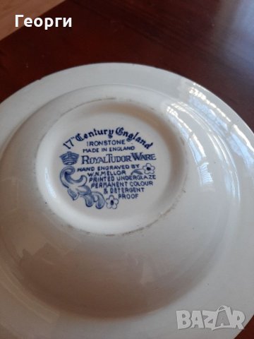 Порцеланова чиния Royal Tudor Ware, снимка 3 - Чинии - 32079819