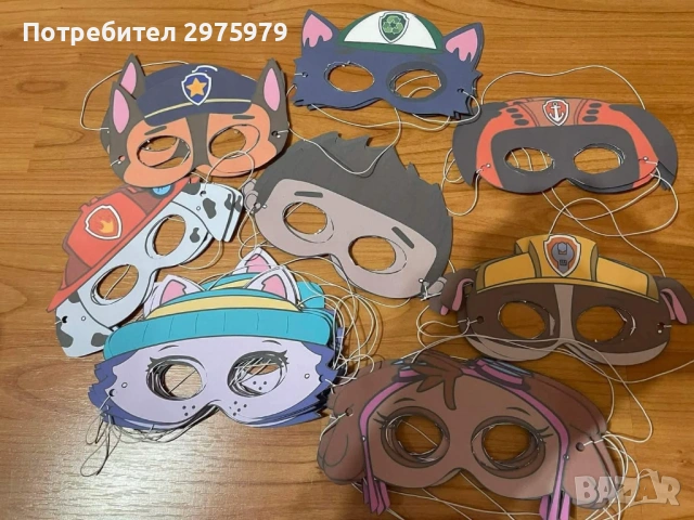 Маски за Рожден ден украса, снимка 3 - Декорация - 54338185