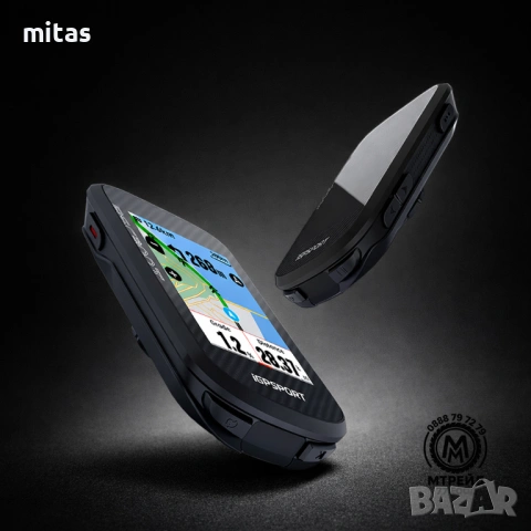 GPS вело компютър IGPSPORT BSC-300T, 2.4" тъчскрийн дисплей (320x240), Тегло: 67г, Bluetooth