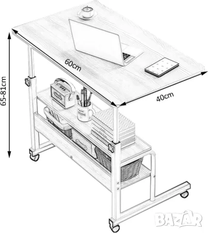 Подвижно нощно шкафче Повдигащ се компютър Студентско общежитие Спалня