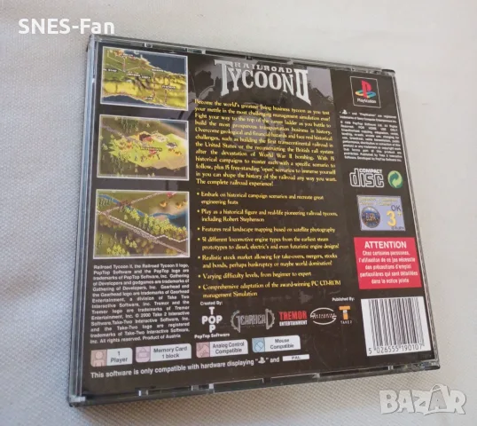 Railroad Tycoon 2 - PlayStation 1, снимка 3 - Игри за PlayStation - 56453353