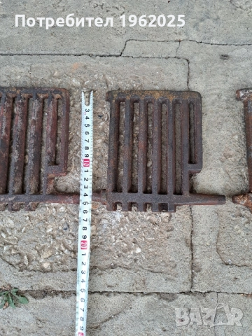 Соц Стара Чугунена Скара За Стара Печка., снимка 3 - Отоплителни печки - 51636894