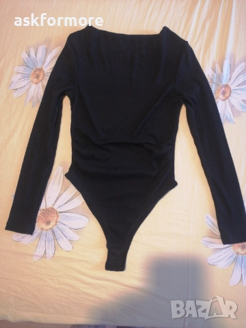 Черно боди, размер С, снимка 4 - Корсети, бюстиета, топове - 52071579