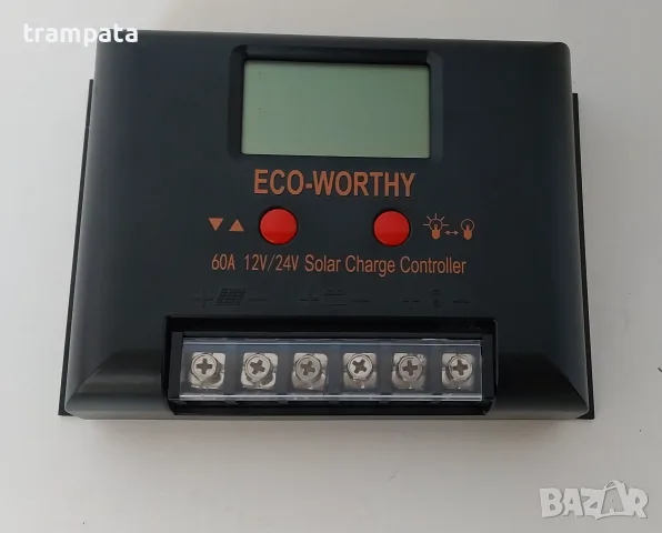 НАЙ ДОБРАТА ОФЕРТА Соларен контролер зареждане ECO-WORTHY 60A 12/24V