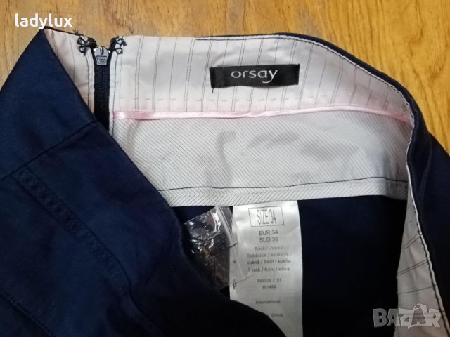 Orsay, Нова Пола, Тъмно синя, Размер 34. Код 2183, снимка 5 - Поли - 44304948