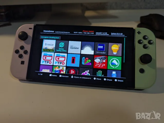 Хакната Nintendo Switch OLED, снимка 3 - Nintendo конзоли - 55775710